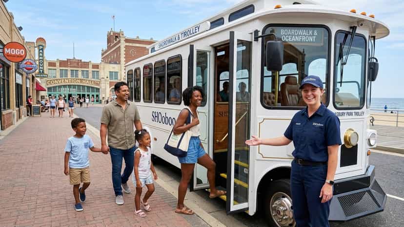 Shooboo Trolley & Shuttle Co providing Asbury Park, NJ Private Transportation Company services