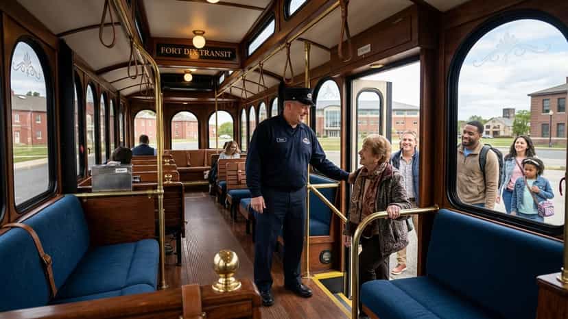 Shooboo Trolley & Shuttle Co providing Fort Dix, NJ Private Transportation Company services