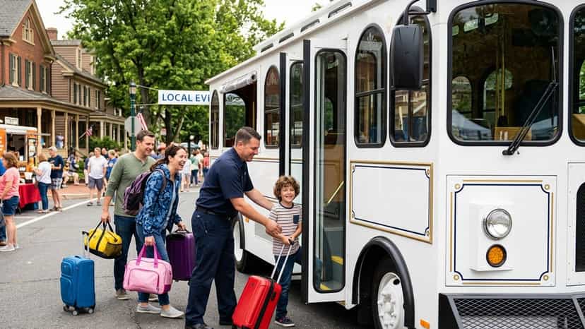 Shooboo Trolley & Shuttle Co providing Moorestown-Lenola, NJ Private Transportation Company services