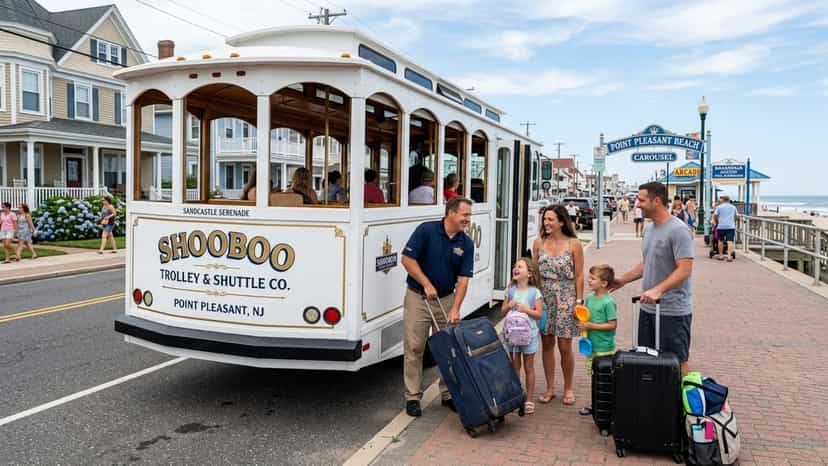Shooboo Trolley & Shuttle Co providing Point Pleasant, NJ Private Transportation Company services