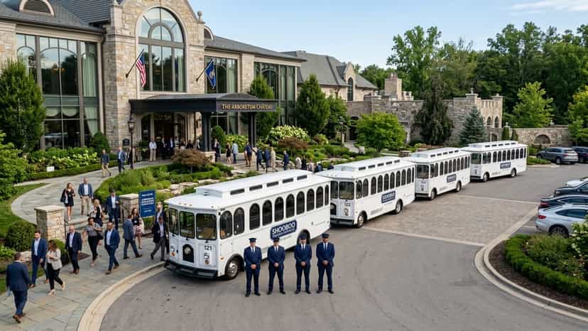 Shooboo Trolley & Shuttle Co providing Service Areas Private Transportation Company services